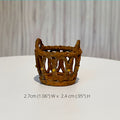 1 12 scale Miniature Dollhouse Basket - Dollhouse Accessory