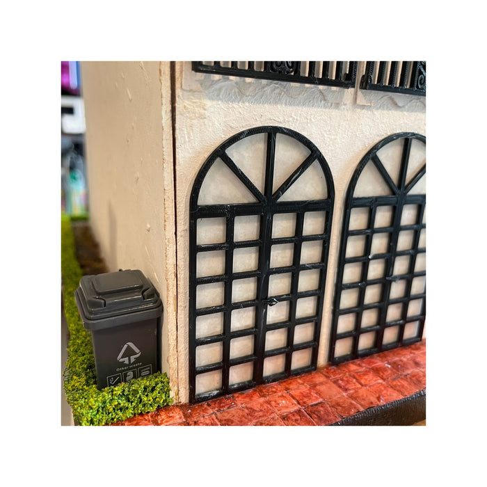 USC MINIATURE DORM ROOM CUSTOM ROOMBOX outside