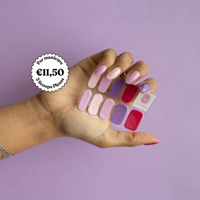 3 Scoops Please - Maniac gel nail stickers