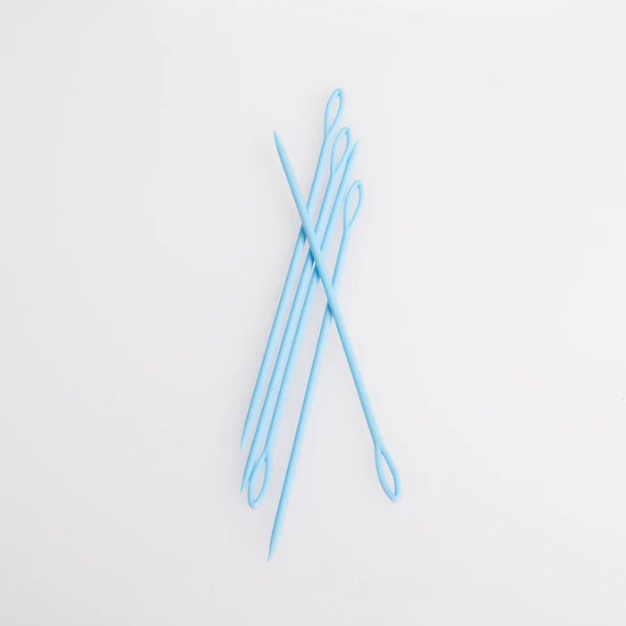 6" plastic weaving needles