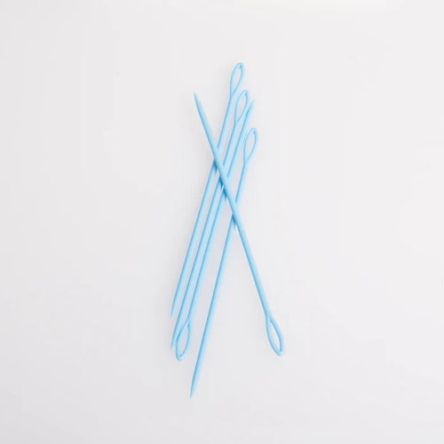 6" plastic weaving needles