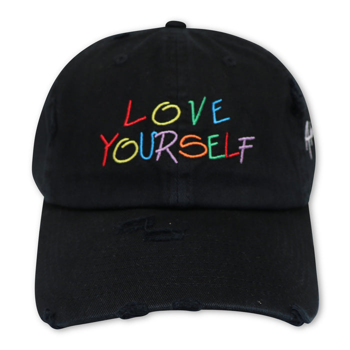 ALONE IN FRANCE LOVE YOURSELF DAD HAT