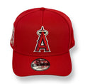 ANAHIEM ANGELS (RED) (50TH ANN) "9FIFTY AFRAME" NEW ERA SNAPBACK