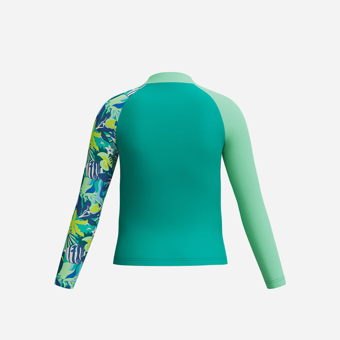 Áo Bơi Chống Nắng Bé Trai Speedo Printed Long Sleeve - Xanh Dương - Supersports Vietnam