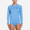 Áo Bơi Chống Nắng Nữ Nike Swim Long Sleeve Hydroguard - Xanh Dương - Supersports Vietnam