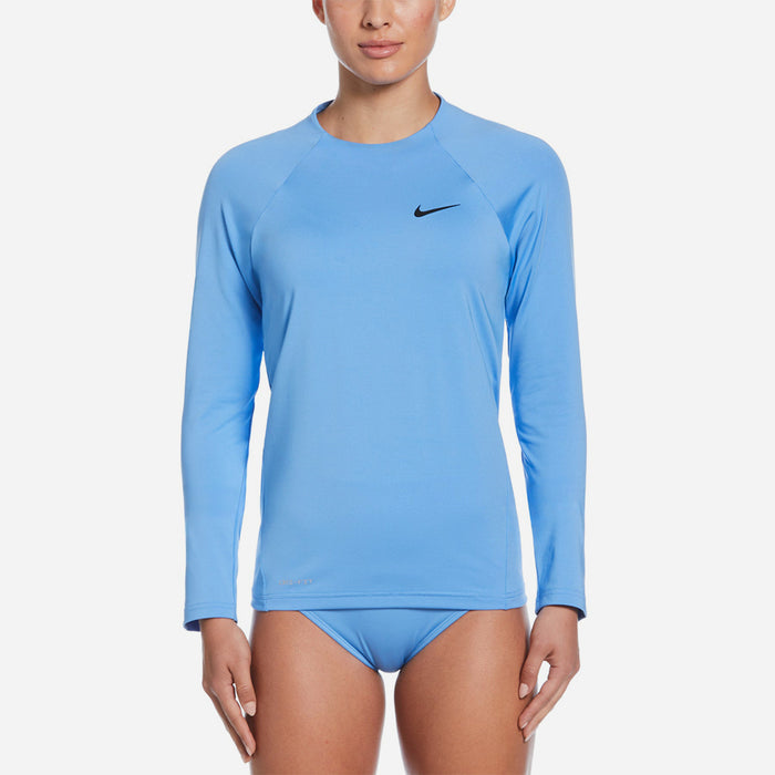 Áo Bơi Chống Nắng Nữ Nike Swim Long Sleeve Hydroguard - Xanh Dương - Supersports Vietnam