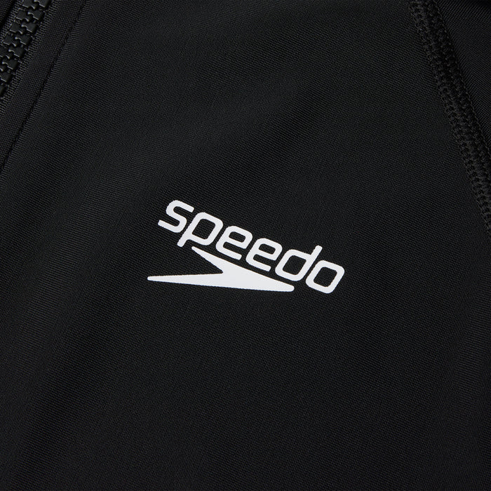 Áo Bơi Chống Nắng Nữ Tay Dài Speedo Printed - Đen - Supersports Vietnam
