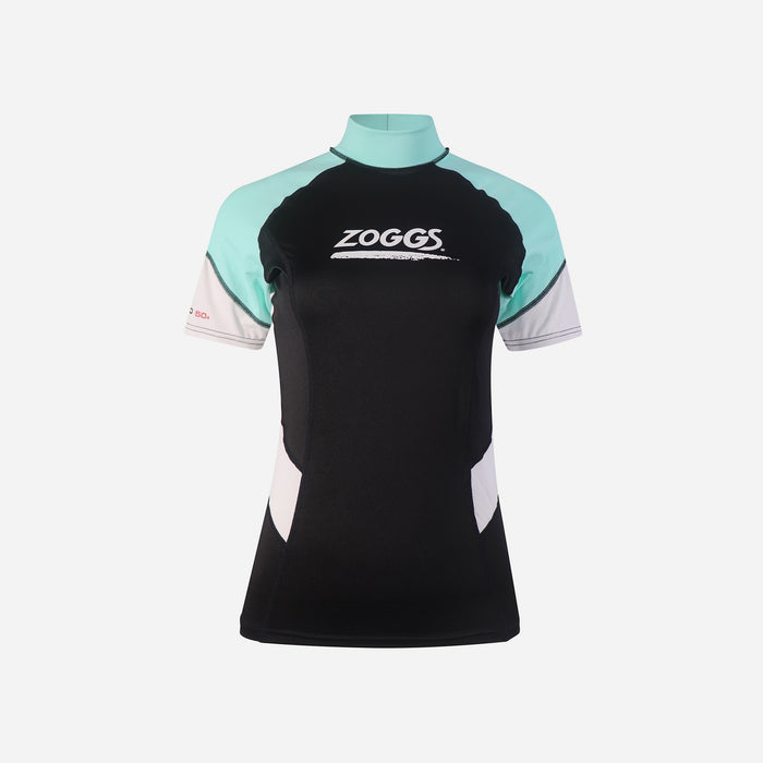 Áo Bơi Chống Nắng Nữ Zoggs Printed - Đen - Supersports Vietnam
