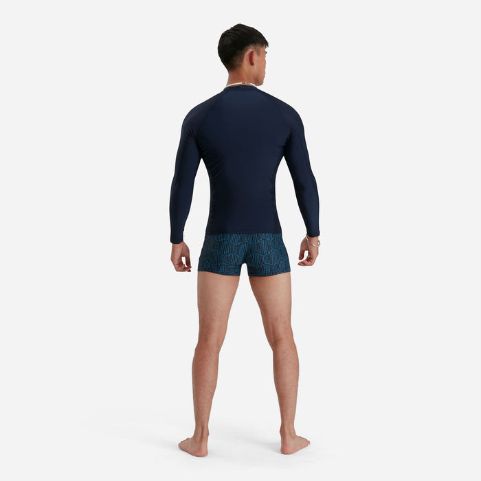 Áo Bơi Chống Nắng Nam Speedo Essentials - Xanh Navy - Supersports Vietnam