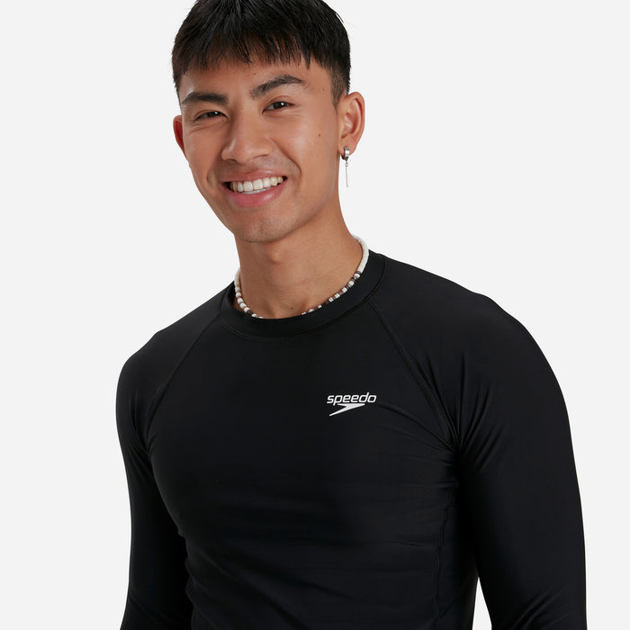 Áo Bơi Chống Nắng Nam Speedo Sun Protection - Đen - Supersports Vietnam