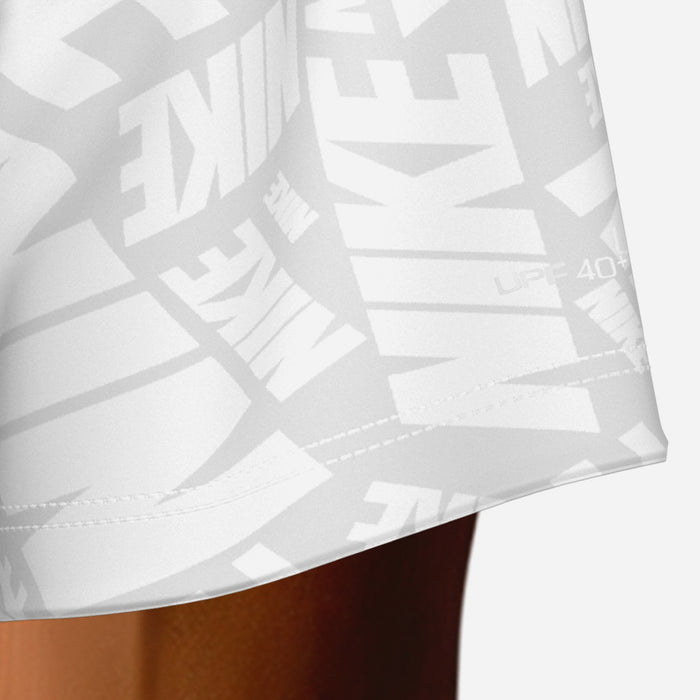 Áo Bơi Chống Nắng Nam Nike Swim Fall Embossed Hydro Short Sleeve Hydroguard - Trắng - Supersports Vietnam