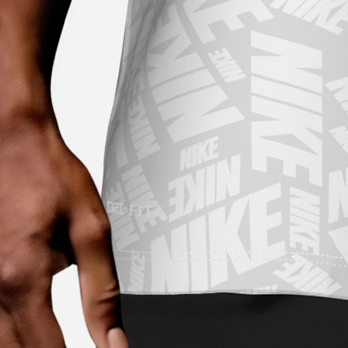 Áo Bơi Chống Nắng Nam Nike Swim Fall Embossed Hydro Short Sleeve Hydroguard - Trắng - Supersports Vietnam