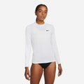 Áo Bơi Nữ Nike Swim Long Sleeve Hydroguard - Trắng - Supersports Vietnam