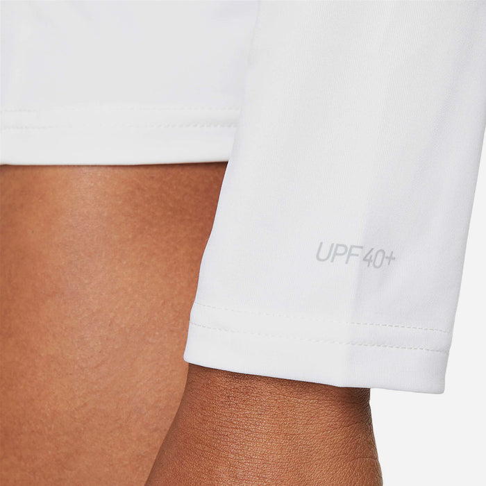 Áo Bơi Nữ Nike Swim Long Sleeve Hydroguard - Trắng - Supersports Vietnam