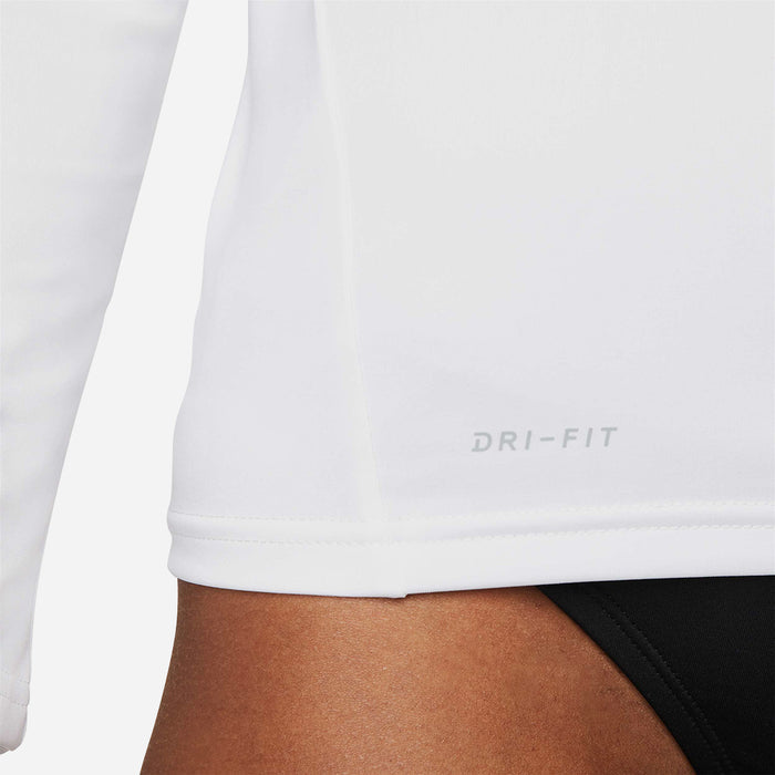 Áo Bơi Nữ Nike Swim Long Sleeve Hydroguard - Trắng - Supersports Vietnam