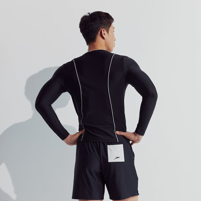 Áo Bơi Nam Speedo Sun Protection - Đen - Supersports Vietnam