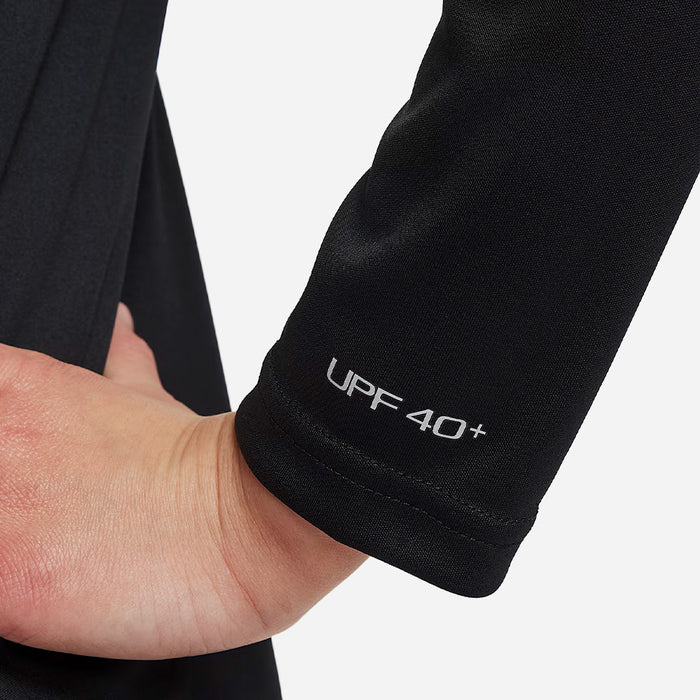 Áo Bơi Thể Thao Bé Trai Nike Swim Long Sleeve Hydroguard - Đen - Supersports Vietnam