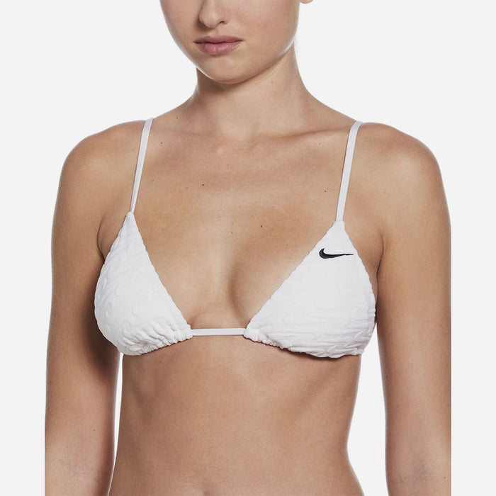Áo Bơi Thể Thao Nữ Nike Swim Triangle - Trắng - Supersports Vietnam