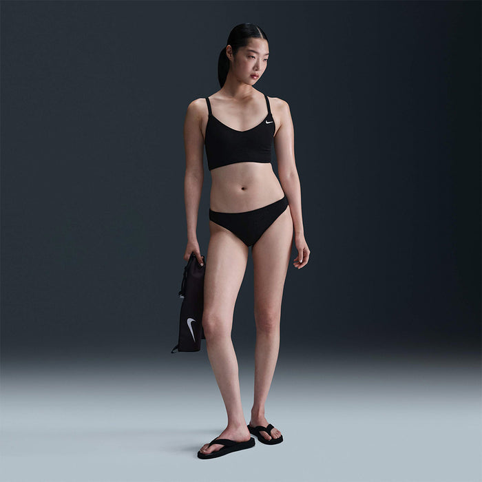Áo Bơi Thể Thao Nữ Nike Swim Water Texture - Đen - Supersports Vietnam