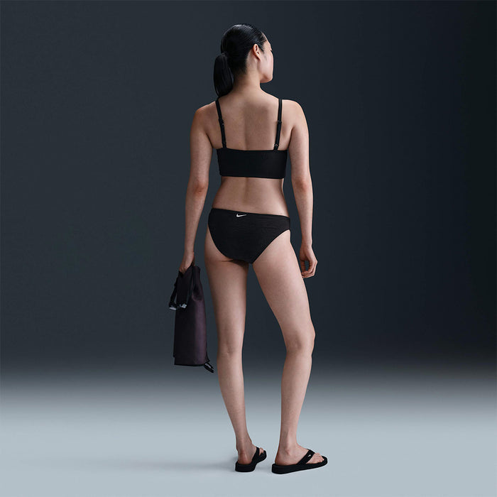 Áo Bơi Thể Thao Nữ Nike Swim Water Texture - Đen - Supersports Vietnam