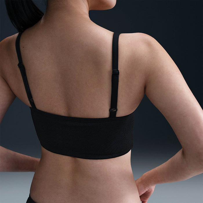Áo Bơi Thể Thao Nữ Nike Swim Water Texture - Đen - Supersports Vietnam