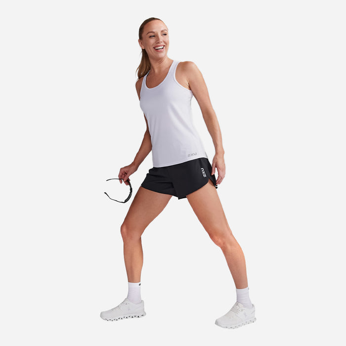 Áo Ba Lỗ Nữ 2XU Aero Singlet - Trắng - Supersports Vietnam
