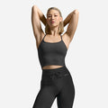 Áo Ba Lỗ Nữ 2XU Flex Crop - Đen - Supersports Vietnam