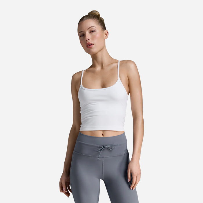 Áo Ba Lỗ Nữ 2XU Flex Crop - Trắng - Supersports Vietnam
