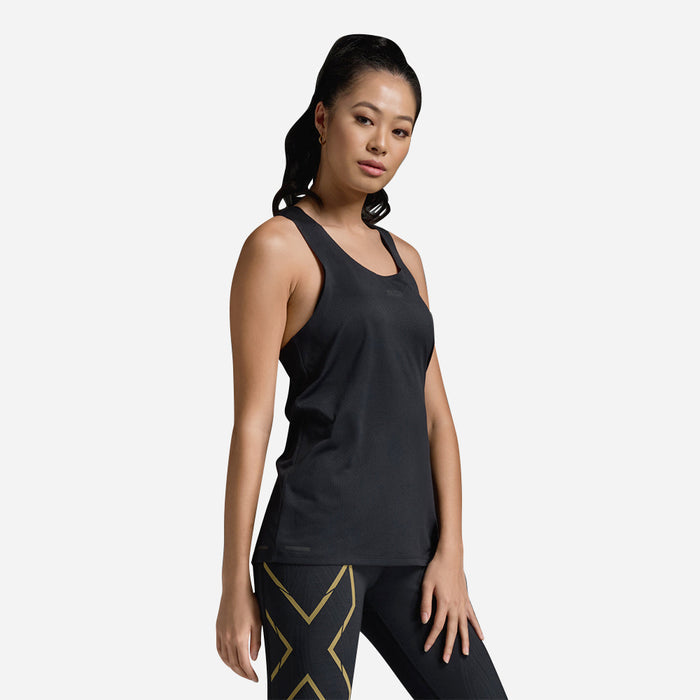 Áo Ba Lỗ Nữ 2XU Light Speed Tech Singlet - Đen - Supersports Vietnam