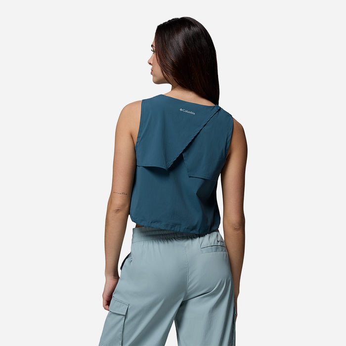 Áo Ba Lỗ Nữ Columbia Chill Creek™ Woven - Xanh Dương - Supersports Vietnam