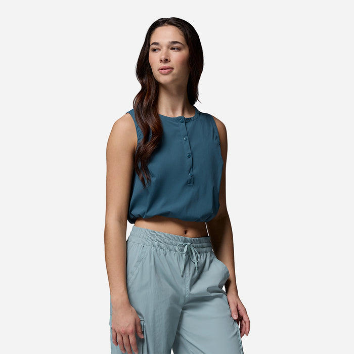 Áo Ba Lỗ Nữ Columbia Chill Creek™ Woven - Xanh Dương - Supersports Vietnam