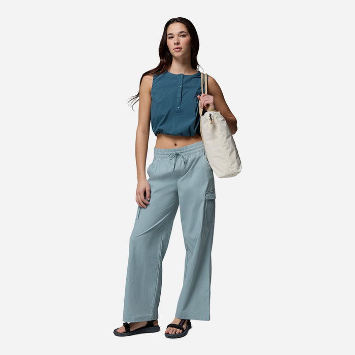 Áo Ba Lỗ Nữ Columbia Chill Creek™ Woven - Xanh Dương - Supersports Vietnam