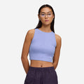 Áo Ba Lỗ Nữ Puma Wardrobe Essentials Ribbed Crop - Tím - Supersports Vietnam