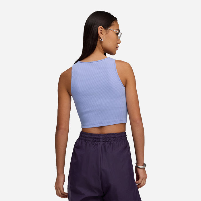 Áo Ba Lỗ Nữ Puma Wardrobe Essentials Ribbed Crop - Tím - Supersports Vietnam
