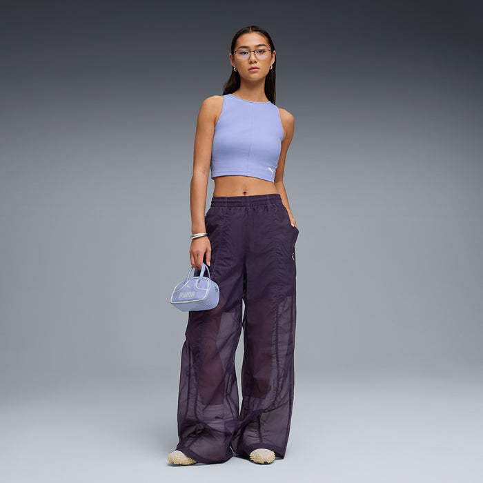 Áo Ba Lỗ Nữ Puma Wardrobe Essentials Ribbed Crop - Tím - Supersports Vietnam