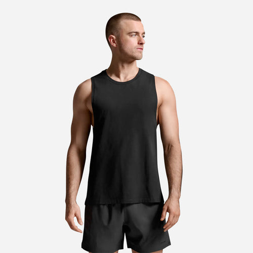 Áo Ba Lỗ Nam 2XU Motion Cotton Flex - Đen - Supersports Vietnam