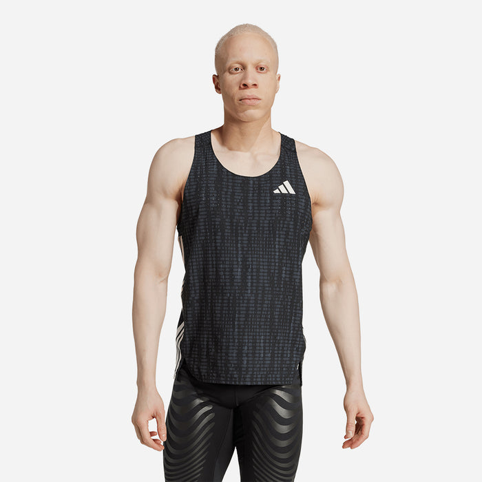 Áo Ba Lỗ Nam Adidas Adizero Running - Đen - Supersports Vietnam