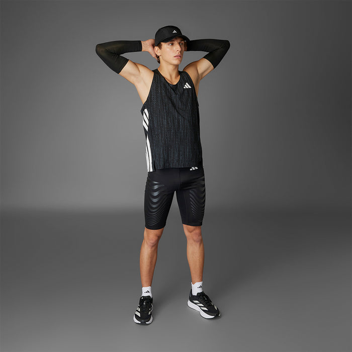 Áo Ba Lỗ Nam Adidas Adizero Running - Đen - Supersports Vietnam