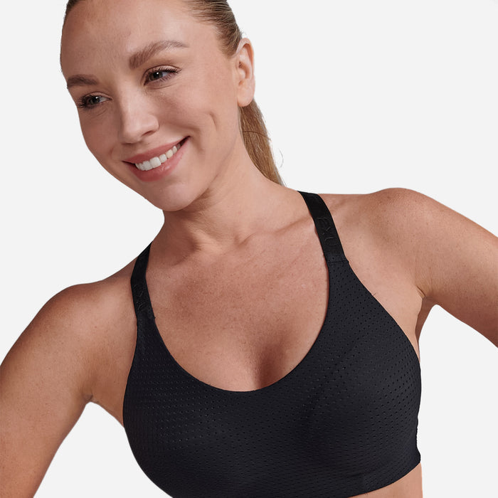 Áo Bra Nữ 2XU Aero Medium Impact - Đen - Supersports Vietnam
