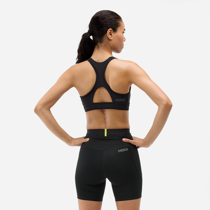 Áo Bra Thể Thao Nữ HOKA Hupana Removablecup - Đen - Supersports Vietnam