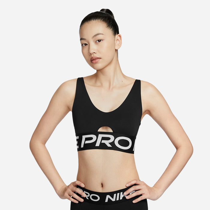 Áo Bra Thể Thao Nữ Nike Pro Indy Plunge - Đen - Supersports Vietnam