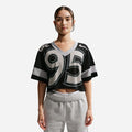 Áo Crop-Top Nữ Nike Sportswear Oversized - Đen - Supersports Vietnam