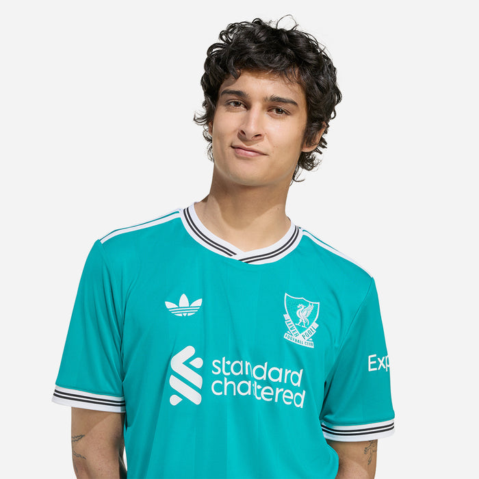 Áo Đá Bóng Nam Adidas Liverpool Fc Sân Thứ Ba Mùa Giải 25/26 Replica - Xanh Dương - Supersports Vietnam