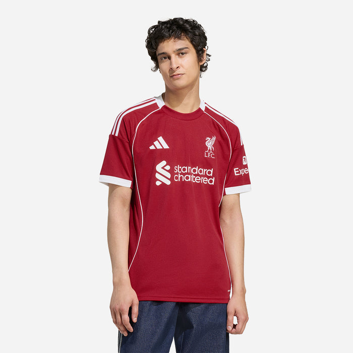 Áo Đá Bóng Nam Adidas Liverpool Sân Nhà 25/26 Replica - Đỏ - Supersports Vietnam
