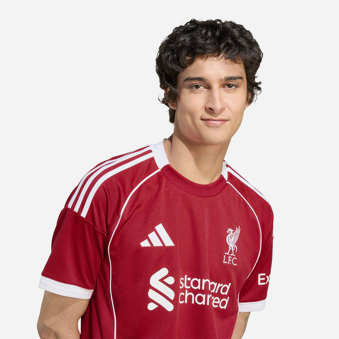 Áo Đá Bóng Nam Adidas Liverpool Sân Nhà 25/26 Replica - Đỏ - Supersports Vietnam