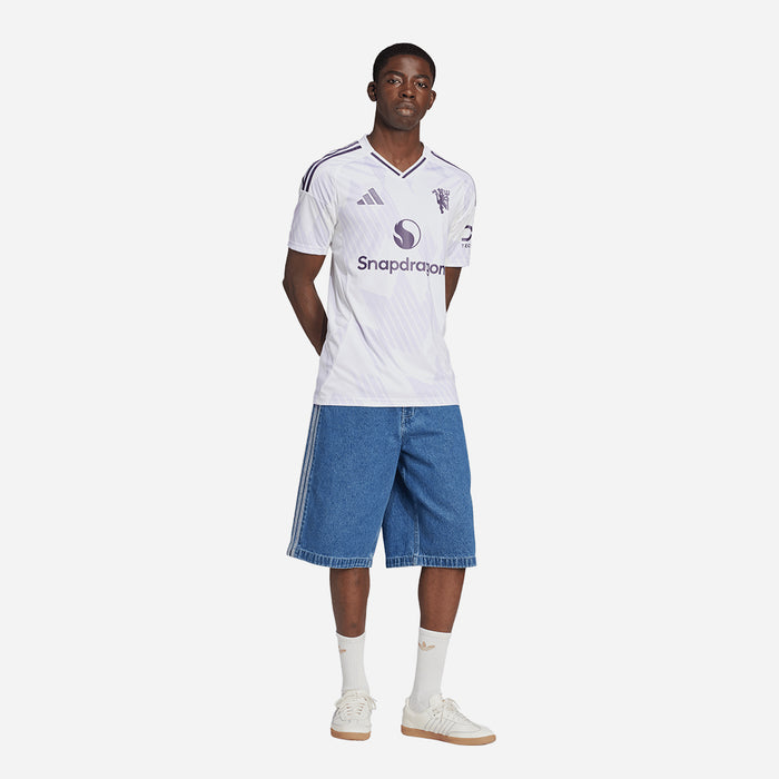 Áo Đá Bóng Nam Adidas Manchester United Authentic Replica - Trắng - Supersports Vietnam