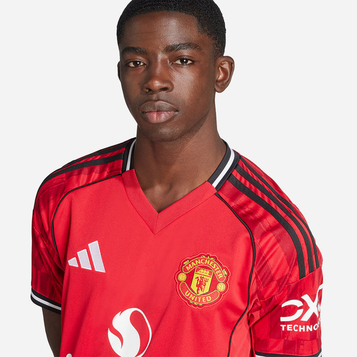 Áo Đá Bóng Nam Adidas Manchester United Sân Nhà 25/26 Replica - Đỏ - Supersports Vietnam