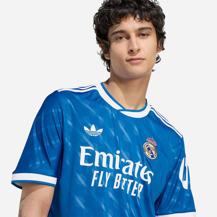 Áo Đá Bóng Nam Adidas Real Madrid 25/26 Sân Thứ Ba Replica - Xanh Dương - Supersports Vietnam