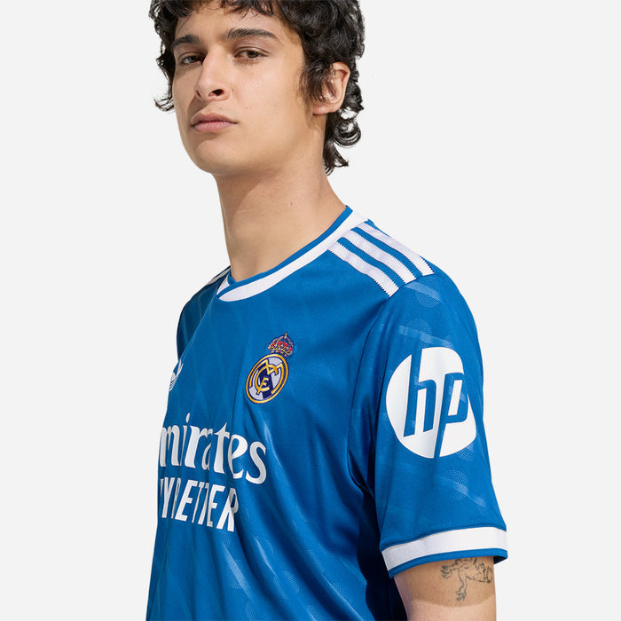 Áo Đá Bóng Nam Adidas Real Madrid 25/26 Sân Thứ Ba Replica - Xanh Dương - Supersports Vietnam