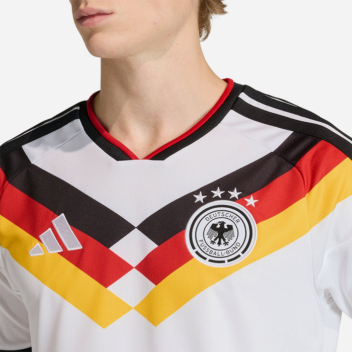 Áo Đá Bóng Nam Adidas Sân Nhà ĐT Đức 26 Replica - Trắng - Supersports Vietnam